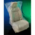 Plastic Seat Cover, 32X13X39" Clear