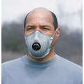 Moldex Disposable Respirator: Dual, Non-Adj, Molded Nose Bridge, Comfort, Gray, M Mask Size, MOLDEX, 10 PK