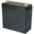 8VDC Sealed Lead Acid Battery, 4.2Ah, Faston, 3.87" Height, 2.45 lb. Weight, 3.78" Depth