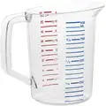 Rubbermaid Measuring Cup, 1 qt Capacity, BPA Free Polycarbonate, Clear