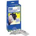 North Respirator Wipes, Alcohol, 5" x 7", Includes (100) Individually Foil Wrapped Pads, PK 100