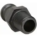 Cam and Groove Adapter: 4 in Coupling Size, 4 in Hose Fitting Size, 4 in -8 Thread Size, EPDM, MNPT