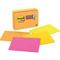 Post-It Sticky Notes: Assorted Pastel, Super Sticky, 45 Sheets per Pad, 8 Pads per Pack, 8 PK
