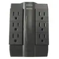 Power First Plug Adapter, Black, Connector Type: 5-15P, Plug Configuration: 5-15P