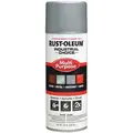 Rust-Oleum Industrial Choice Spray Paint Gloss Dull Aluminum for Masonry, Metal, Plastic, Wood, 12 oz.