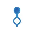 Grease Fitting Cap, Plastic, 55/64" Overall Length, Blue, PK 10