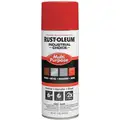 Rust-Oleum Industrial Choice Spray Paint Gloss OSHA Safety Red for Masonry, Metal, Plastic, Wood, 12 oz.