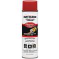 Rust-Oleum Striping Paint: Inverted Paint Dispensing, Red, 20 oz., 150 Linear ft./4 in Stripe