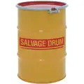 Salvage Drum: 30 gal Capacity, 1A2/X235/S UN Rating Solid, 1A2/Y1.5/150 UN Rating Liquid, Yellow
