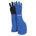 National Safety Apparel Cryogenic Gloves, Glove Size XL, Glove Length 26", Blue, 1 PR