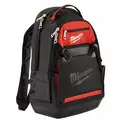Milwaukee Ballistic Nylon, General Purpose, Tool Backpack, Number of Pockets 35, 15-3/8"Overall Width