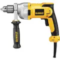 Dewalt 1/2" Electric Drill, 10.0 Amps, Pistol Grip Handle Style, 0 to 1250 No Load RPM, 120VAC