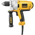 Dewalt 1/2" Electric Drill, 10.0 Amps, T-Handle Handle Style, 0 to 1250 No Load RPM, 120VAC
