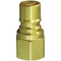 Quick-Connect Gas Couplings, 1" (F) NPT Pipe Connection, Brass