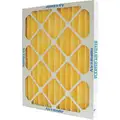 General Use Pleated Air Filter, 24x24x4, MERV 11, High Capacity, Synthetic, Beverage Board