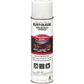 Rust-Oleum Precision Line Marking Paint: Inverted Paint Dispensing, White, 20 oz, Less Than 5 min