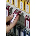 Durable Key Box: Wall Mount, 72 Key Capacity (Units), Key Hooks