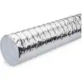 Atco Noninsulated Flexible Duct, 6" Flexible Duct Inside Dia., 1/8" Flexible Duct Wall Thickness