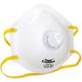 Disp Respirator W/Valve,Dual,