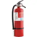 First Alert 5 lb., ABC Class, Dry Chemical Fire Extinguisher; 12 ft. Range Max., 13 to 15 sec. Discharge Time