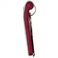 Durable Key Tags: Open/Close, 6 Key Capacity (Units), Key Ring, 1/4 in Dp, Unfinished, Plastic, 6 PK