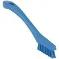 Vikan Stiff Bristle, Detail Scrub Brush, 7.9 x .5 x .9 inch, Blue