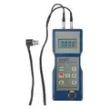 Reed Instruments Ultrasonic Thickness Gauge: Steel, 0.05 in to 7.9 in, +/-0.004 in