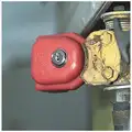Gladhand Lock, Red, Polyethylene Material
