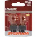 Sylvania 3457A Long Life Mini Bulb, 2 Pack