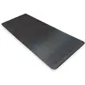Notrax Antifatigue Mat: Ribbed, 2 ft. x 3 ft., 1/2 in Thick, Black, Vinyl over PVC Foam, Beveled Edge