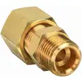 Male Straight, Compression Fitting, Brass, 6 mm x 1/8"