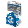 Komelon Tape Measure: 16 ft. Blade L, 1 in Blade W, in/ft, Closed, Stainless Steel