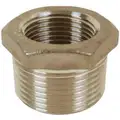 304 Stainless Steel He x Bushing, MNPT x FNPT, 1/2" x 1/4" Pipe Size - Pipe Fitting