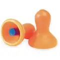 Bell Ear Plugs, 26dB Noise Reduction Rating NRR, Uncorded, M, Orange, PK 100