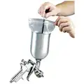 Spray Gun Cup Liner, 9180890 qt. Capacity, For Use With Gravity Feed Cups