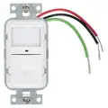 Wall Switch Box Hard Wired Occupancy Sensor, 1200 sq. ft. Passive Infrared, White