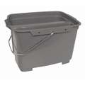 Pail,4-1/4 Gal.,Gray