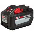 Milwaukee Battery: Milwaukee, M18 REDLITHIUM, Li-Ion, 1 Batteries Included, 12 Ah, High Output HD, (1) Battery
