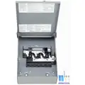 Load Center, Number of Spaces 6, Amps 100 A, Circuit Breaker Type HOM, Voltage 120/240V AC