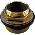 Brass and Rubber Urinal Spud, Brass, For Use With Urinals with 9180890-9180890/4" Inlets