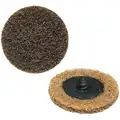 Arc Abrasives 3" Non-Woven Quick Change Disc, TR Roll-On/Off Type 3, Coarse, Aluminum Oxide, 1 EA