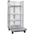 Forklift Order Picking Cart: 48 in Base Lg, 40 in Base Wd, 86 in Overall Ht, 3 Guard Rails