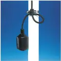 Float Switch, Switch Actuation Tether Float, Electrical Connection Wire Leads, Cord Length 30 ft