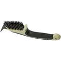 High Carbon Steel Wire Brush w/ Scraper Blade, Overall Length 9-1/4"