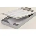 Saunders Silver Aluminum Storage Clipboard, Legal File Size, 9" W x 16-3/16" H, 1" Clip Capacity, 1 EA
