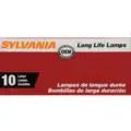 Sylvania 3156 Long Life Mini Bulb, 10 Pack
