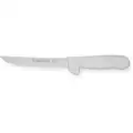 Dexter Russell Boning Knife: 6 in L, Straight/Wide Blade, High Carbon Steel, White