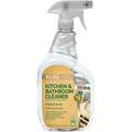 Earth Friendly Products Kitchen and Bathroom Cleaner, 32 oz. Trigger Spray Bottle, Unscented Liquid, Ready To Use, 1 EA