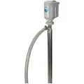 4/5HP Intake Tube 316 Stainless Steel Electric Operated Drum Pump, 10 to 40 GPM, 3500 to 10,000 RPM