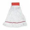Wet Mop,Large,White,Looped End